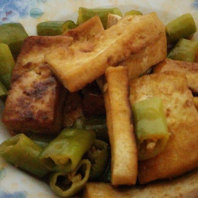 尖椒番茄炒豆腐