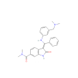 3-[[[3-[（二甲基氨基）甲基]苯基]氨基]苯基亞甲基]-2,3-二氫-N,N-二甲基-2-氧代-1H-吲哚-6-甲醯胺