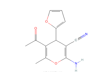 5-乙醯基-2-氨基-4-（2-呋喃基）-6-甲基-4H-吡喃-3-甲腈