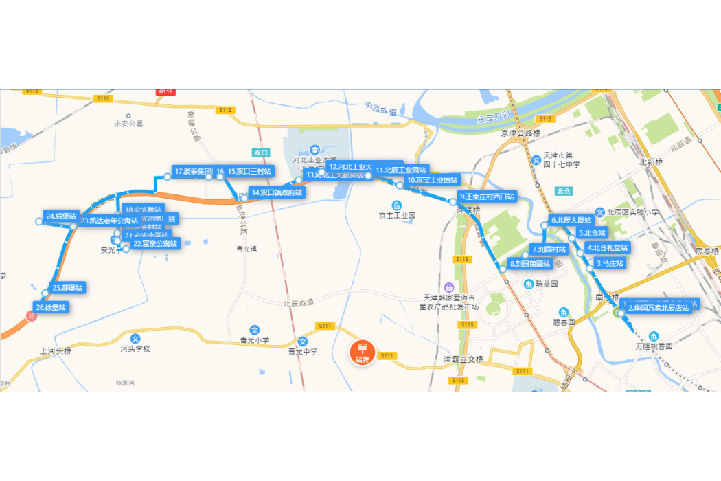 天津公交722路