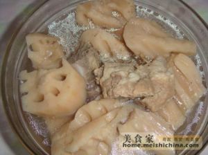 章魚綠豆釀蓮藕湯