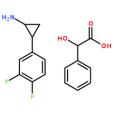 (1R,2S)-2-（3,4-二氟苯基）環丙胺 (R)-扁桃酸鹽