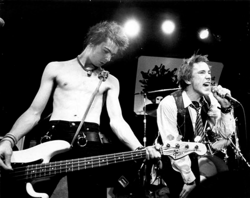 Sid Vicious and Johnny Rotten