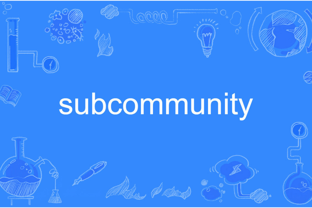 subcommunity