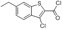 3-氯-6-乙基苯並[B]噻吩-2-甲醯氯