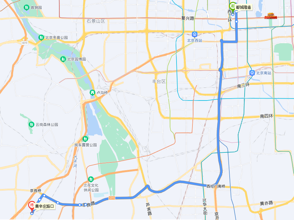 北京公交快速直達專線129路