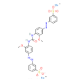 3,3\x27-[碳醯雙[亞胺基（3-甲氧基-4,1-亞苯基）偶氮基]]二苯磺醯鈉