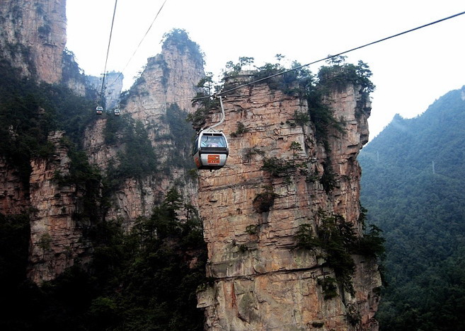 天子山索道