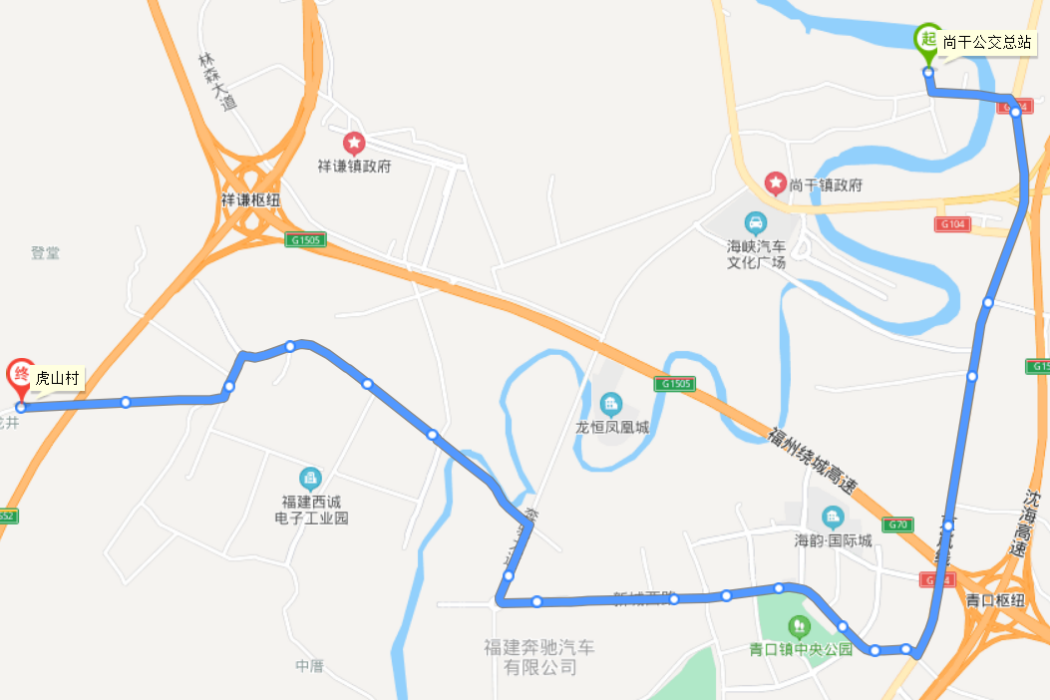 福州公交709路