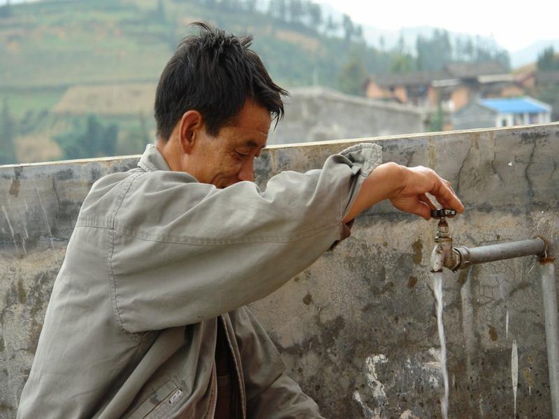 新現村通水情況