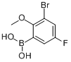 3-溴-5-氟-2-甲氧基苯基硼酸
