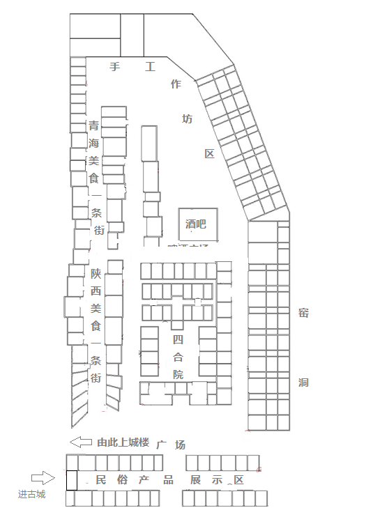 庵嶺古城導視圖