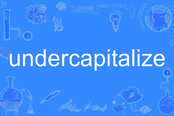 undercapitalize