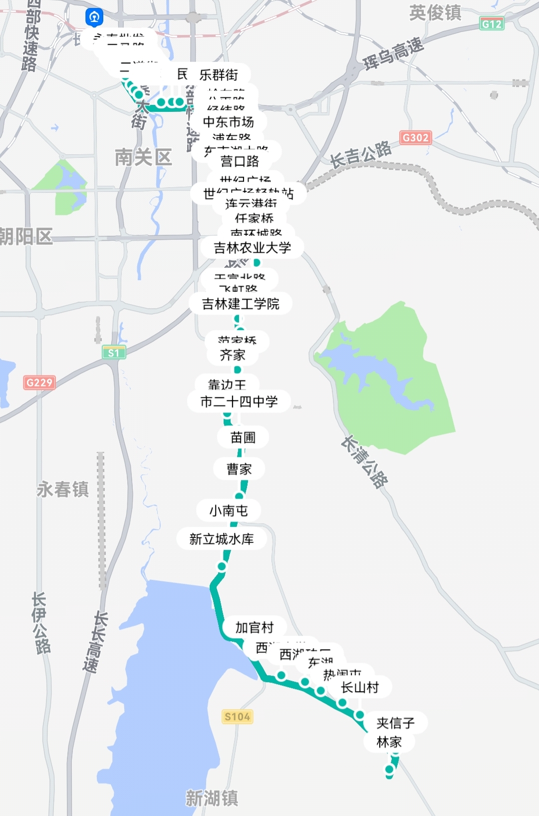 長春公交T342路