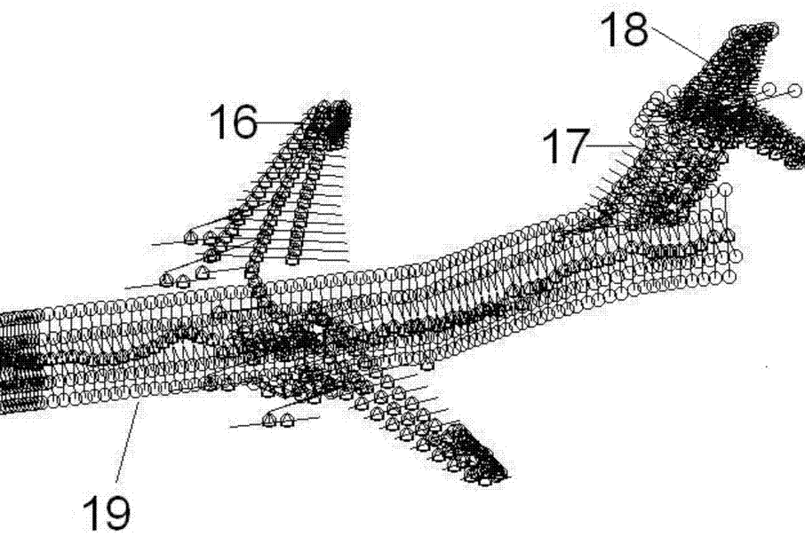 全機梁架式—減縮剛度組合建模方法