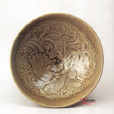 金耀州窯青釉刻蓮瓣紋碗