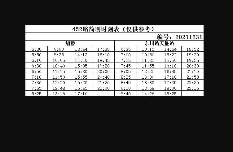 上海公交452路