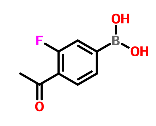 4-乙醯基-3-氟苯硼酸