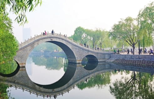 滏陽河滏陽公園景色