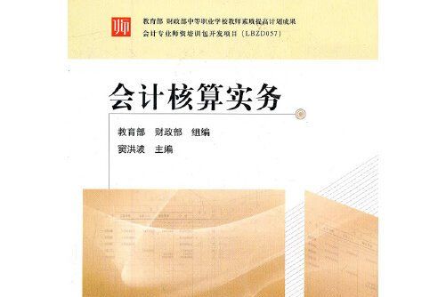 會計核算實務(2011年中國財政經濟出版社一出版的圖書)