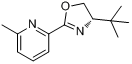 2-[(4S)-4-叔丁基-4,5-二氫-2-噁唑啉基]-6-甲基吡啶