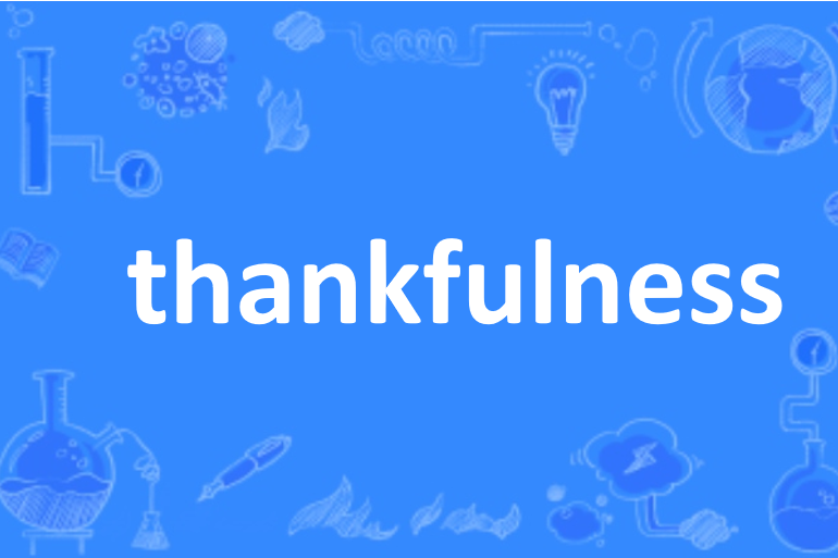 thankfulness