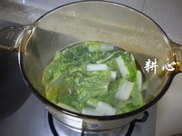 小白菜滾雞湯