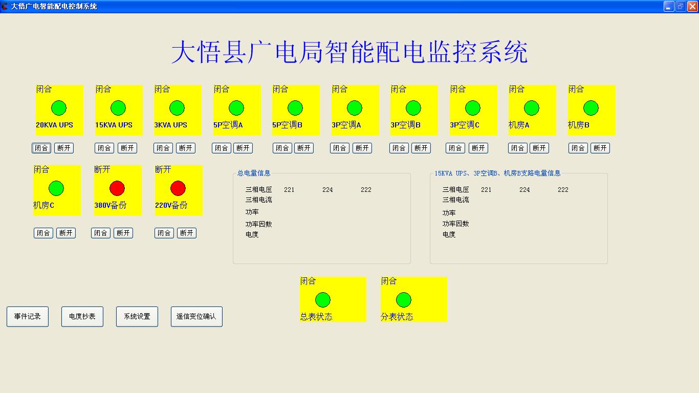 QDL低壓智慧型配電櫃PC使用圖