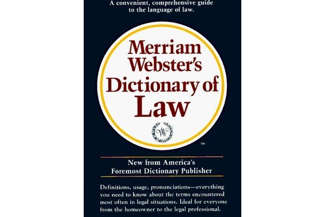 Merriam-Webster\x27s Dictionary of Law