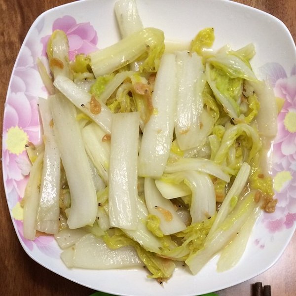 炒白菜蝦米