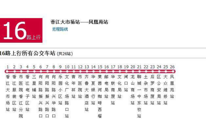 聊城公交16路