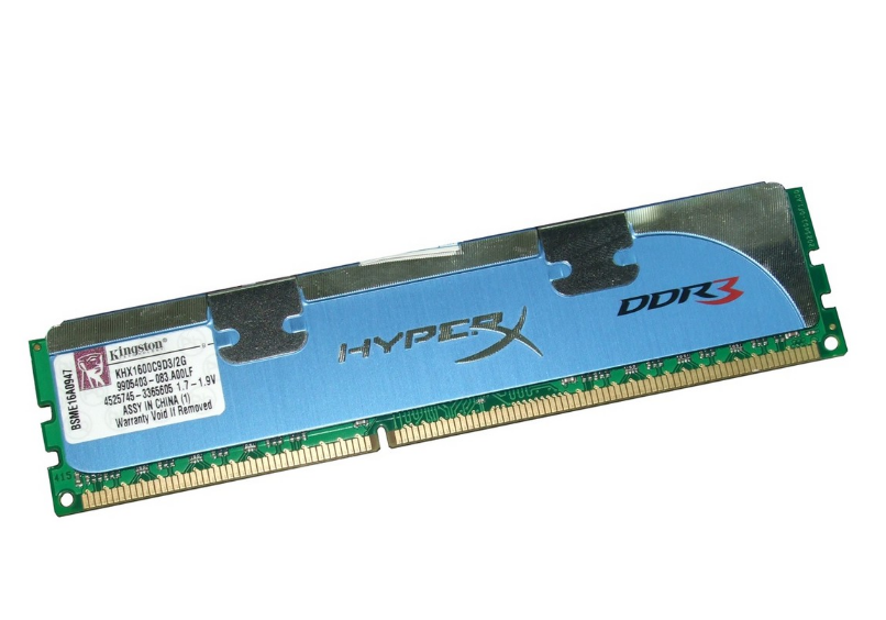 金士頓2GB DDR3 1600（阿凡達單通道駭客神條HyperX）