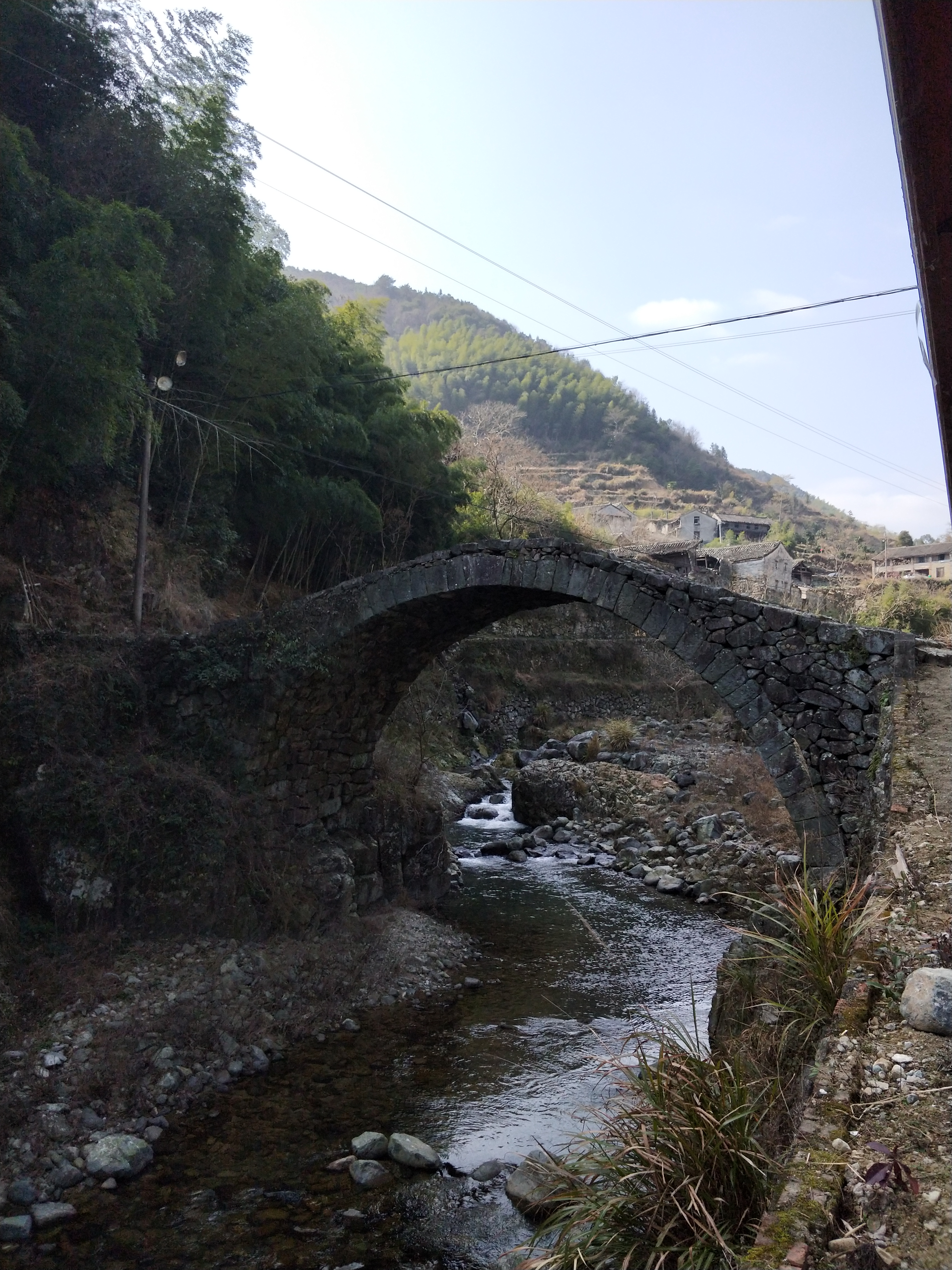 天台縣泳溪鄉靈坑古村德星橋