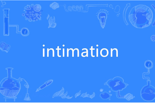 intimation