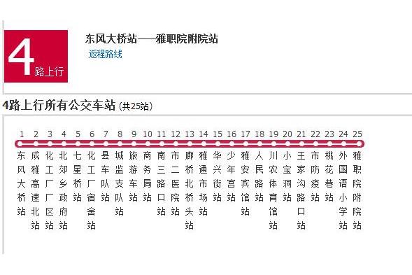 雅安公交4路