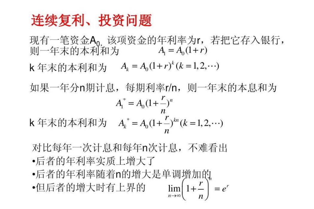 連續複利收益率