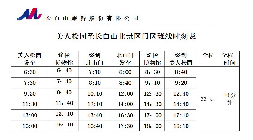 長白山北景區