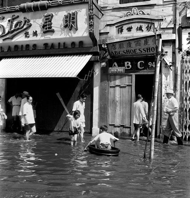 1949年，淮海路發大水，上海