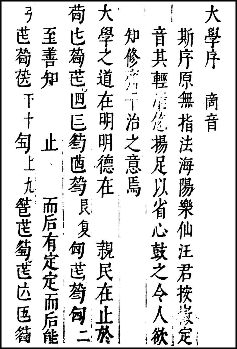 大學序古琴曲