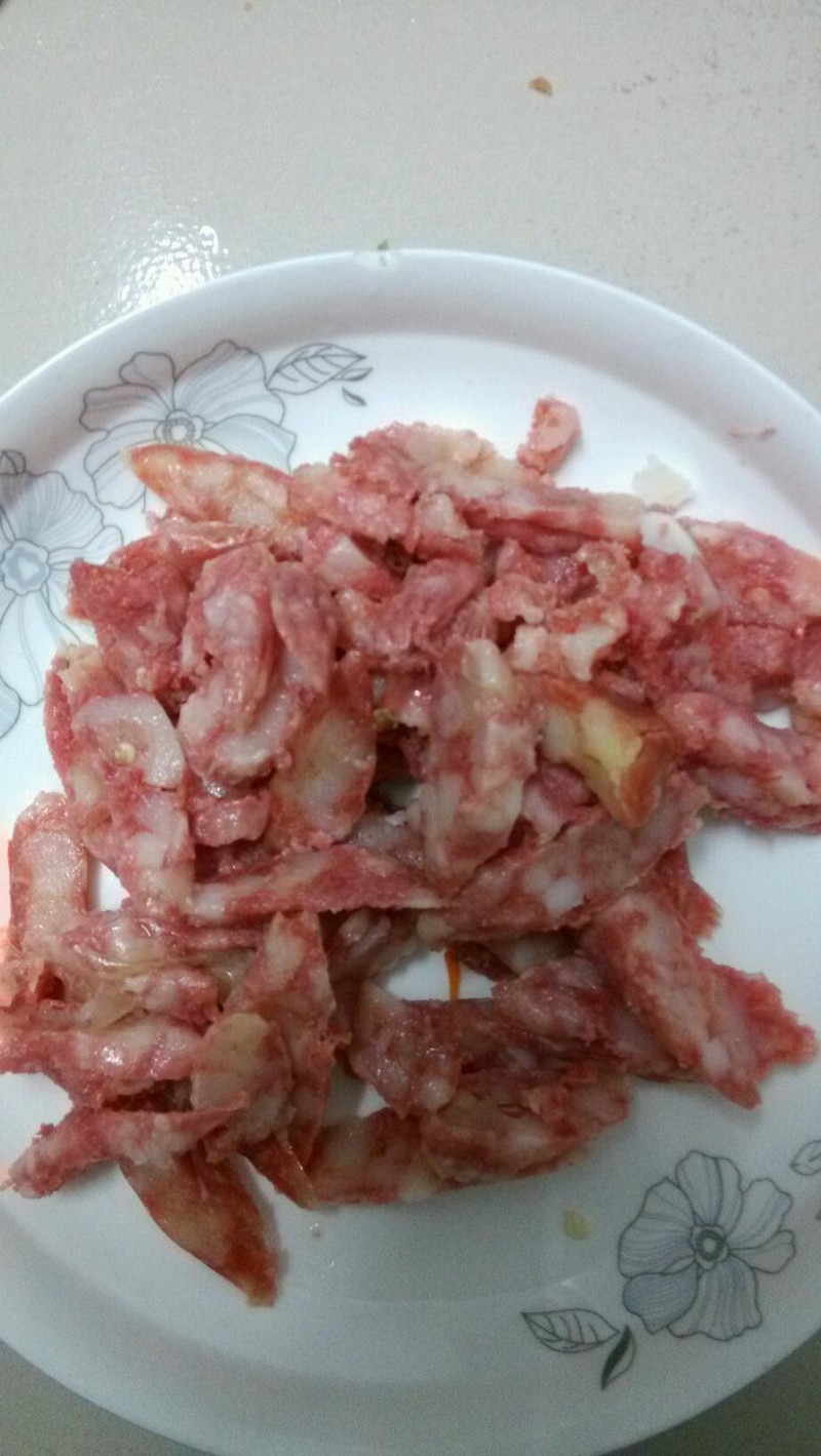 蒜苗豆乾炒臘腸