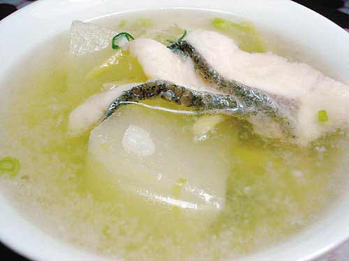 冬瓜赤小豆煲生魚