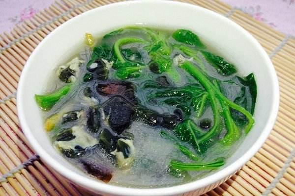 眉豆莧菜田雞湯