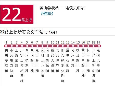 黃山公交22路