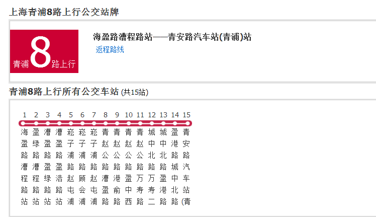 上海公交青浦8路