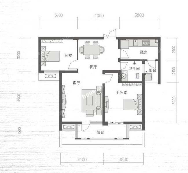 保利·洞庭東岸戶型圖