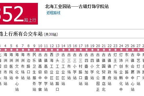 佛山公交中山352路