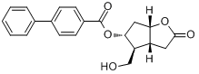 (3aR,4S,5R,6aS)-(-)-六氫-4-（羥甲基）-2-氧代-2H-環戊並[b]呋喃-5-基1,1\x27-聯苯-4-甲酸酯