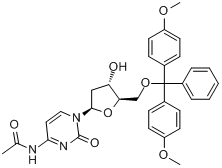 5\x27-O-（4,4\x27-二甲氧基三苯甲基）-N4-乙醯基-2\x27-脫氧胞苷