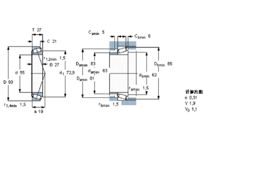 SKF 33011/Q軸承