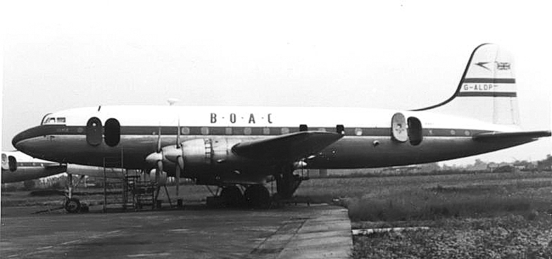 BOAC_Hermes_IV_at_Heathrow